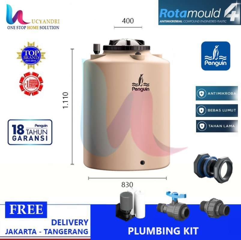 Jual Harga Tangki Air Toren Air Tandon Air Penguin Tb 55 Original Terbaru Juni 2021 Blibli