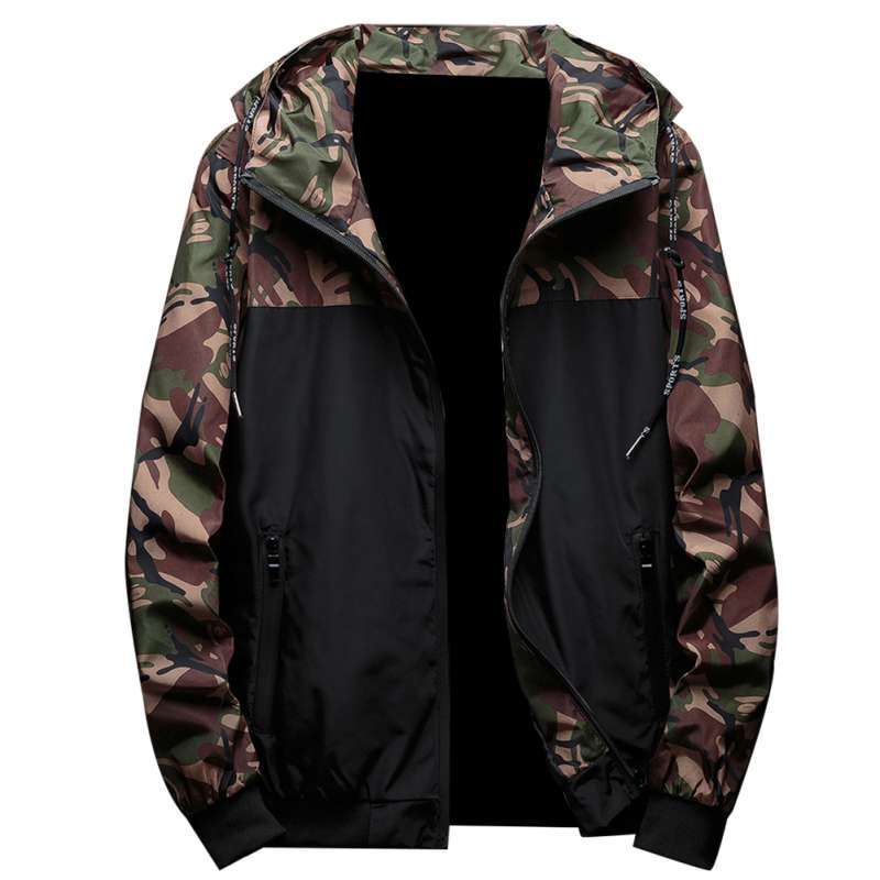 patchwork harrington jacket