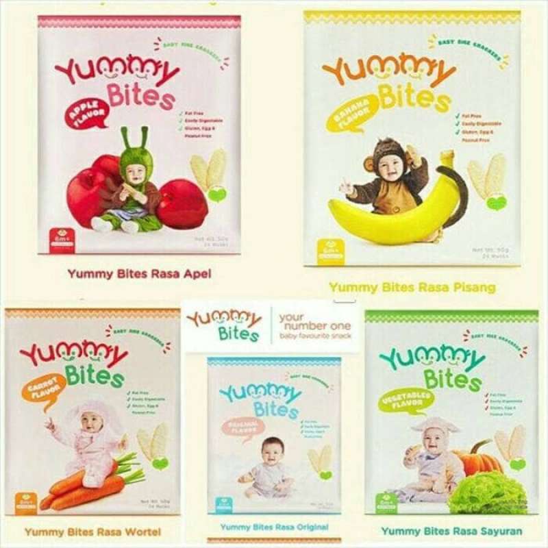 Jual Yummy Bites Rice Crackers Wortel 25gr Biskuit Bayi Cemilan Snack Anak Mpasi Usia 6 Bulan Ke Atas Terbaru Juni 2021 Blibli