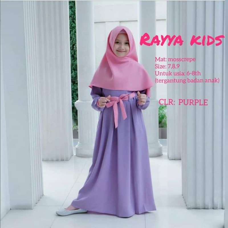 Jual Nanda Fashion Shop Gamis Anak Usia 6 8 Tahun Baju Muslim Anak Perempuan Rayya Kids Online Februari 2021 Blibli