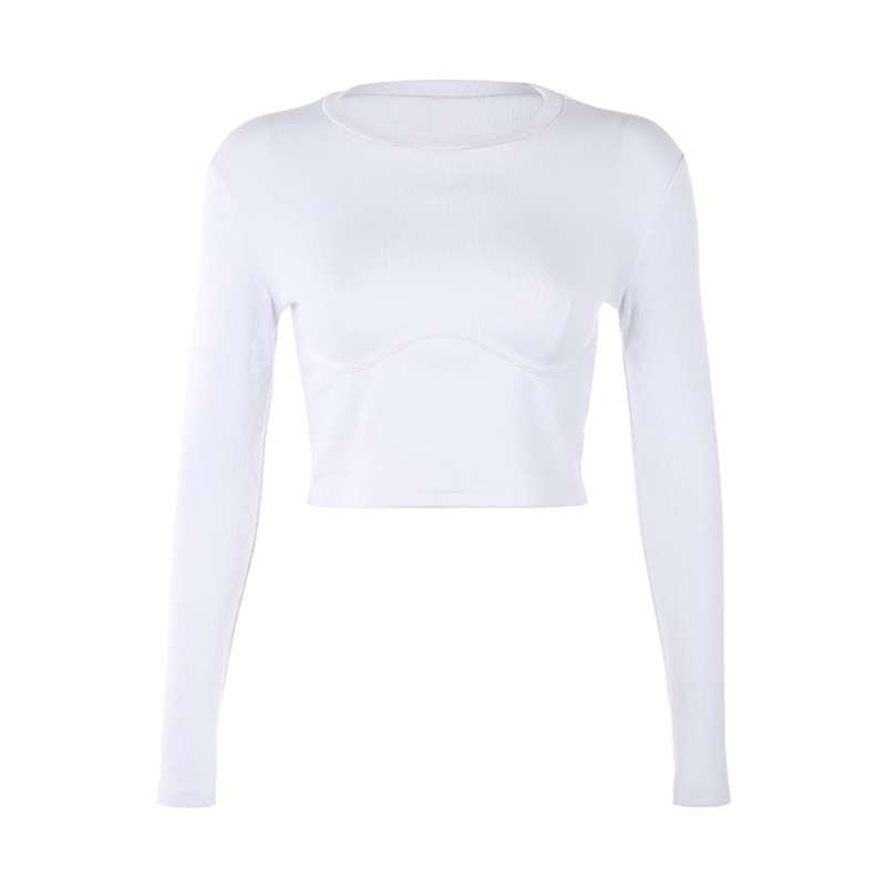 Neck Knit Blouse Slim Crop Top Pullover 