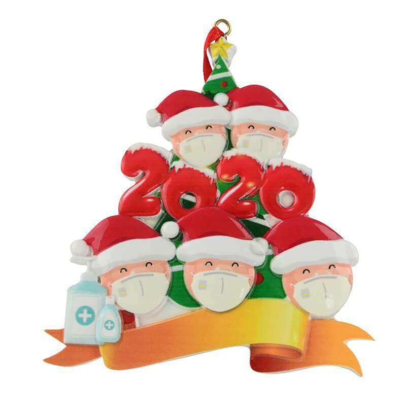 Jual Bluelans Cartoon Family Members Diy Face Cover Santa Claus Christmas Tree Hanging Pendant Terbaru Juni 2021 Blibli
