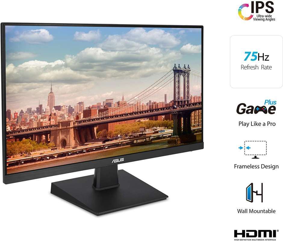 IPS 1080p 75Hz VGA HDMI VESA 100x100 mm 