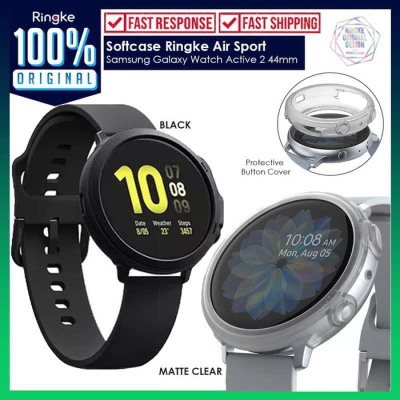 Jual CASE SAMSUNG GALAXY WATCH ACTIVE 2 44MM RINGKE AIR SPORT SOFTCASE -  BLACK LARIS di Seller Filas Store - Indonesia | Blibli
