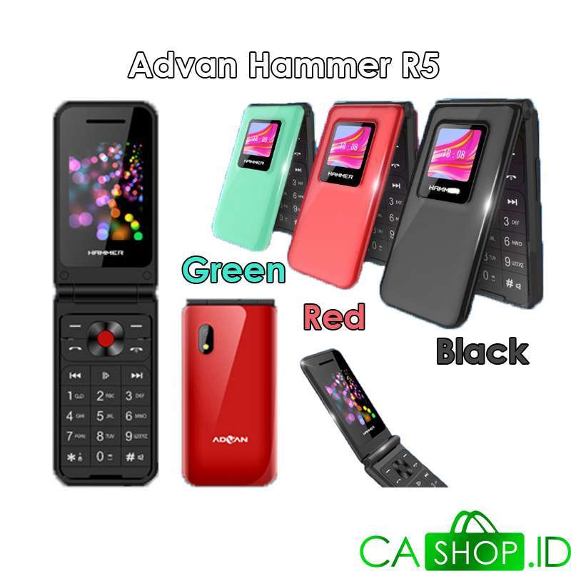 Jual Advan Hammer R5 Hp Lipat Flip Phone New Original Garansi Resmi Murah Mei 2021 Blibli