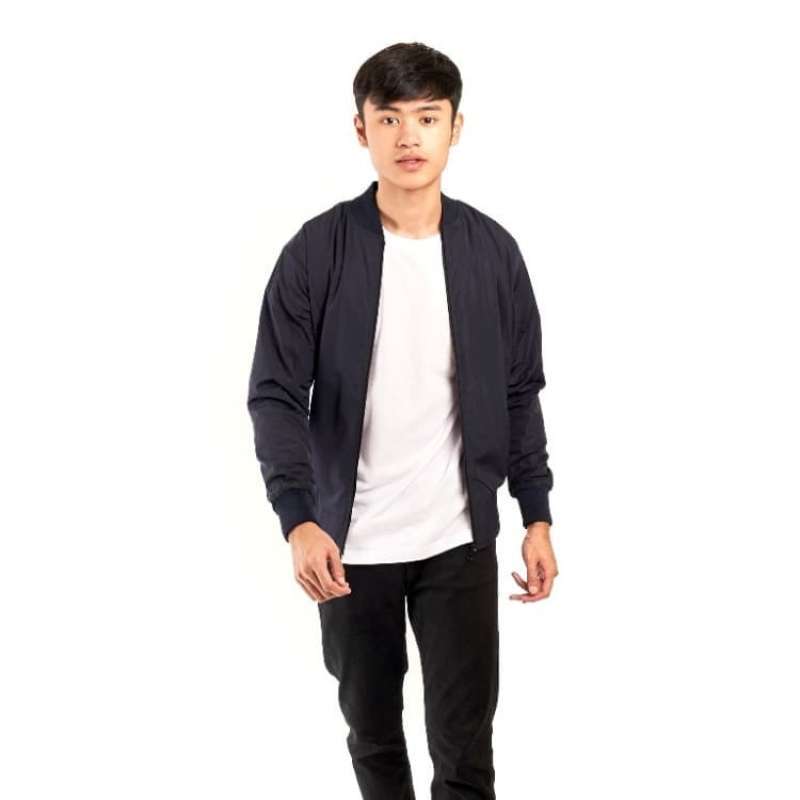 Jual Jaket Bomber Polos Sweater Pria Jaket Pria Jaket Pria Bomber Biru M Terbaru Juli 2021 Blibli