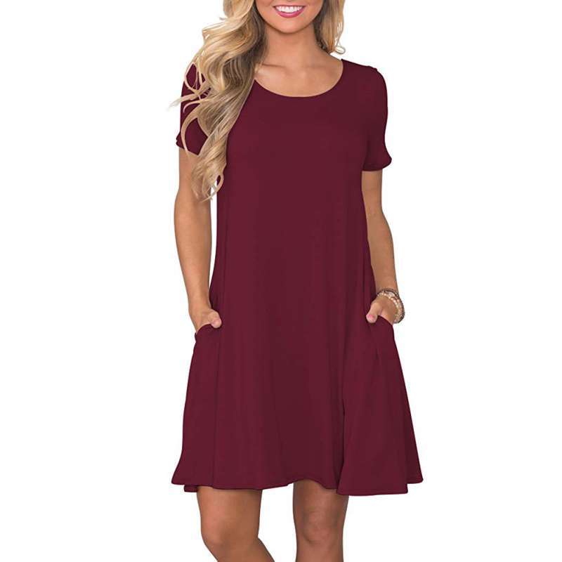 Promo Bluelans Casual Women Solid Color 