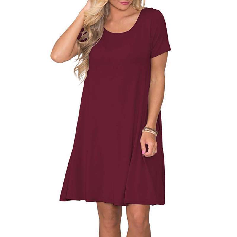 Promo Bluelans Casual Women Solid Color 