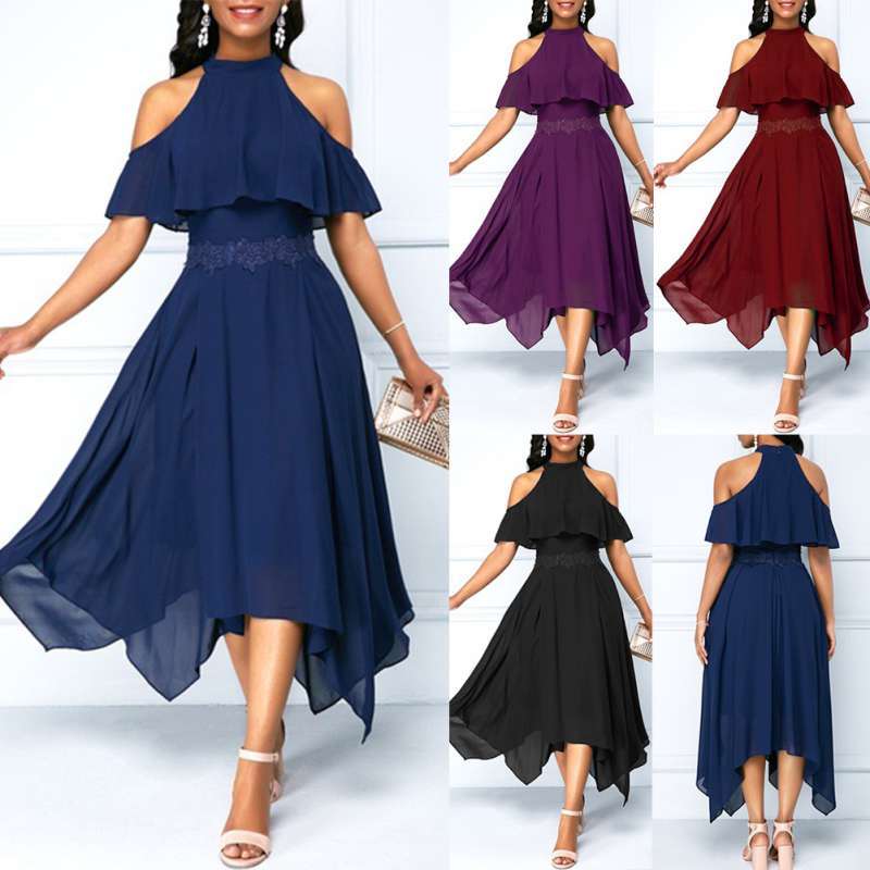 Bluelans Plus Size Women Solid Color 