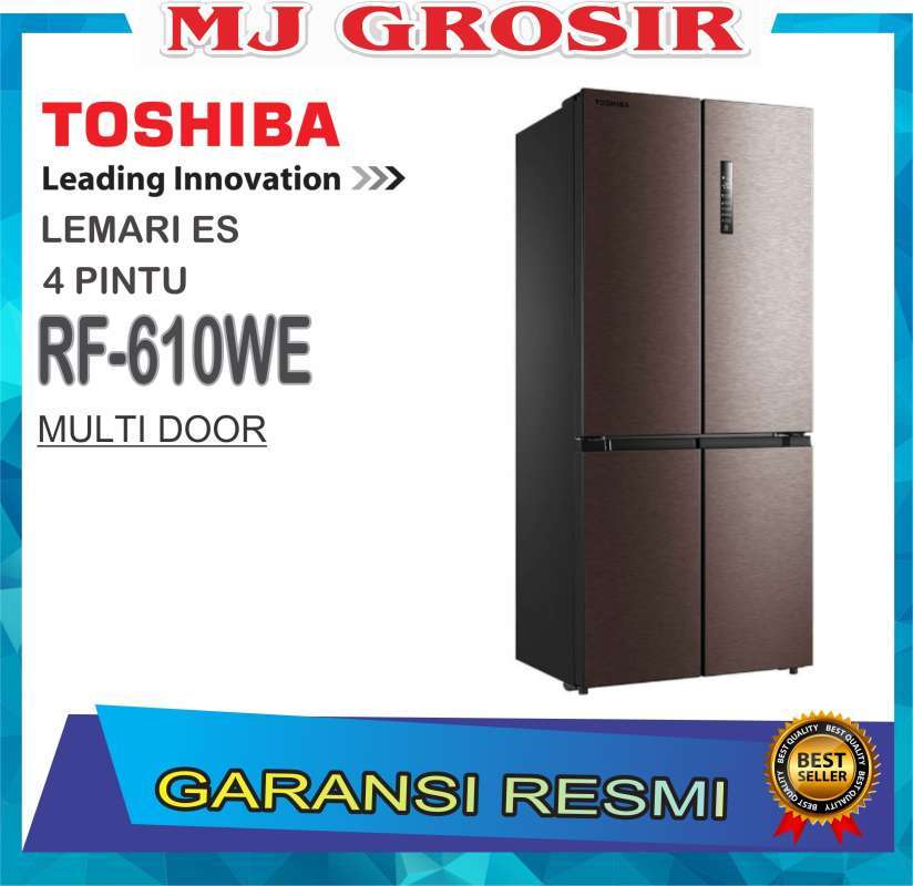 Jual Kulkas Toshiba Rf 610 We Lemari Es 4 Pintu Multi Door Side By Side Terbaru Oktober 2021 Harga Murah Kualitas Terjamin Blibli