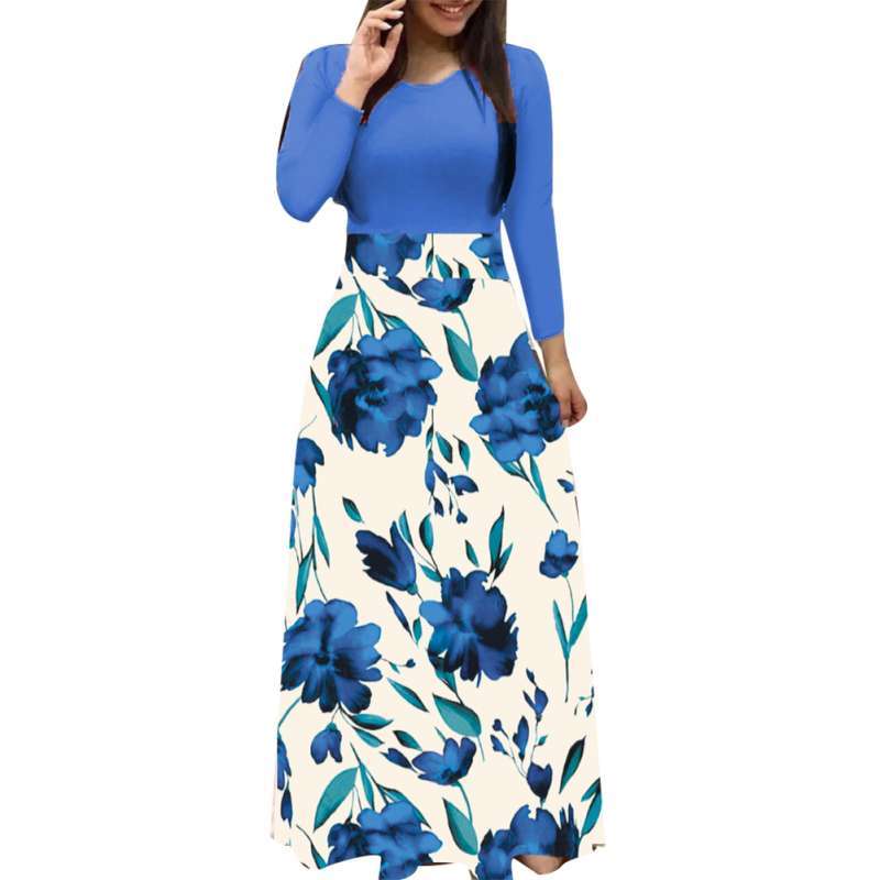 Promo Bluelans Women O Neck Long Short 