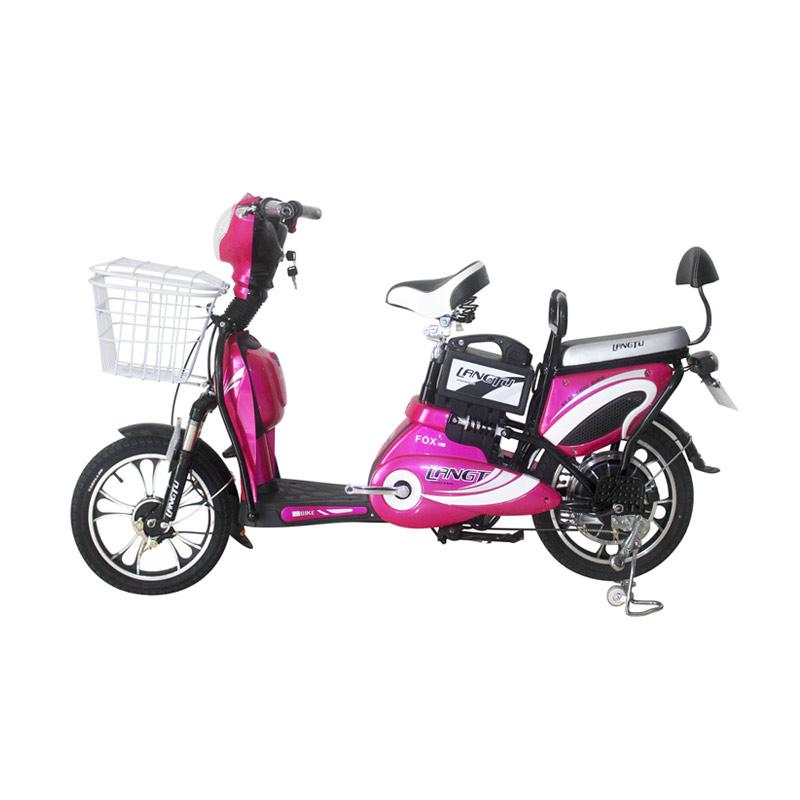 Jual Langtu New Fox Type Sepeda Listrik Pink Online Agustus 2020
