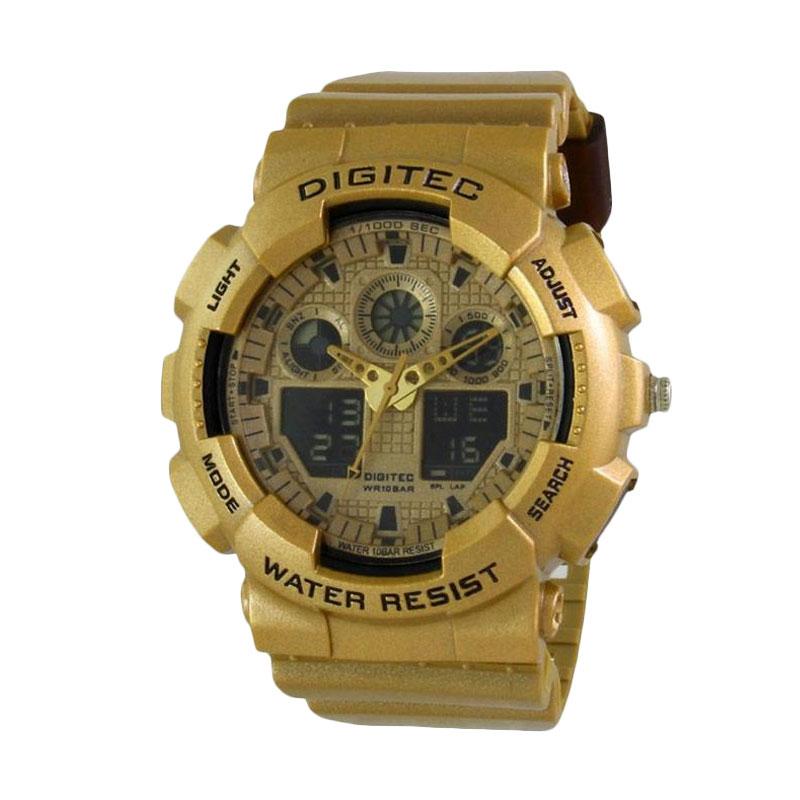 Digitec DG2082T Digital Watch Jam Tangan Pria - Gold