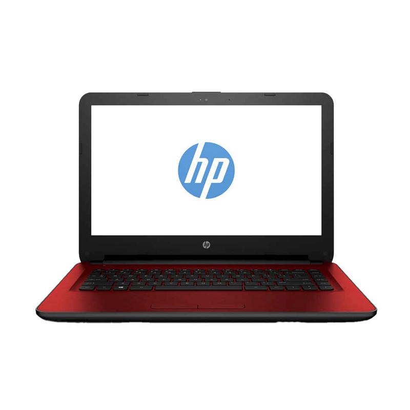 HP 14-AM127TX Notebook - Merah [Ci5-7200U 2.5-3.10GHz/4GB/1TB/R5 M430 2GB/14/DOS]