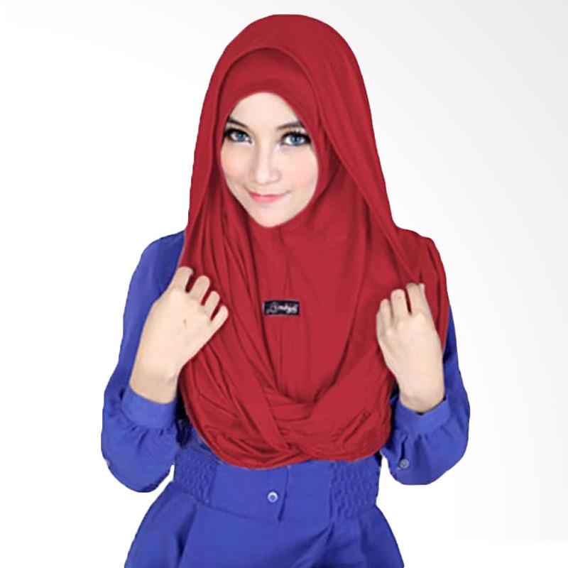 Milyarda Hijab Sosor Twist Kerudung - Maroon