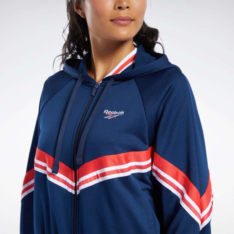 Jual Reebok Women Classic D Hooded Fullzip Jacket FJ3237 di