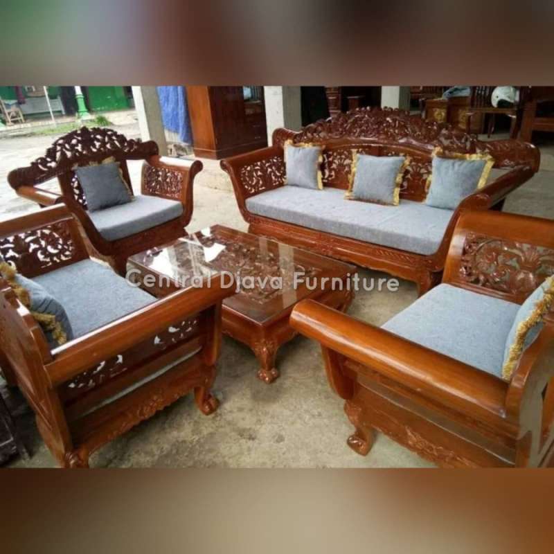 Kursi Meja Tamu Madura Udina Kayu Jati Ukir Mebel Ukiran Jepara Terbaru Agustus 2021 Harga Murah Kualitas Terjamin Blibli