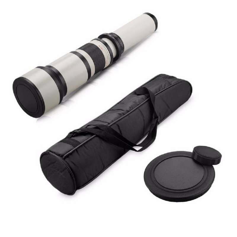 650 1300mm f 8 telescope ultra telephoto zoom lens for canon dslr slr camera