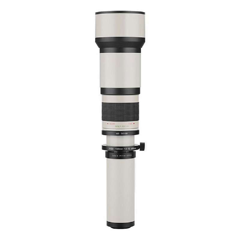 650 1300mm f 8 telescope ultra telephoto zoom lens for canon dslr slr camera