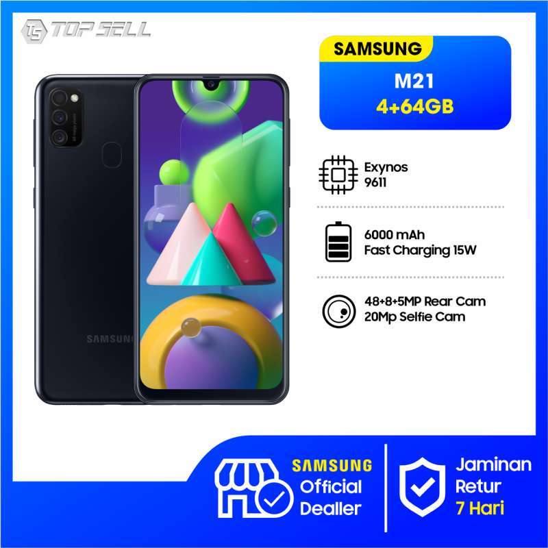 Jual Samsung Galaxy M21 Smartphone 4 Gb 64 Gb Terbaru Juli 21 Blibli