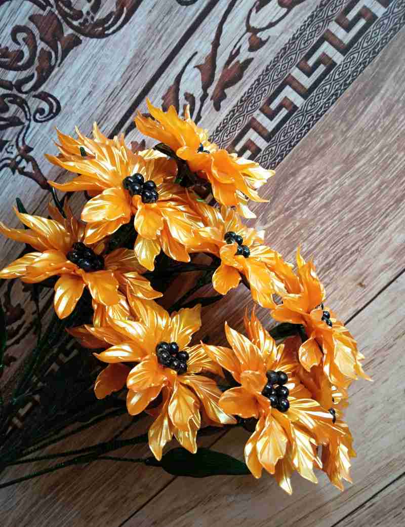 Jual Bunga Matahari Akrilik Mutiara Orange Terbaru Juni 2021 Blibli