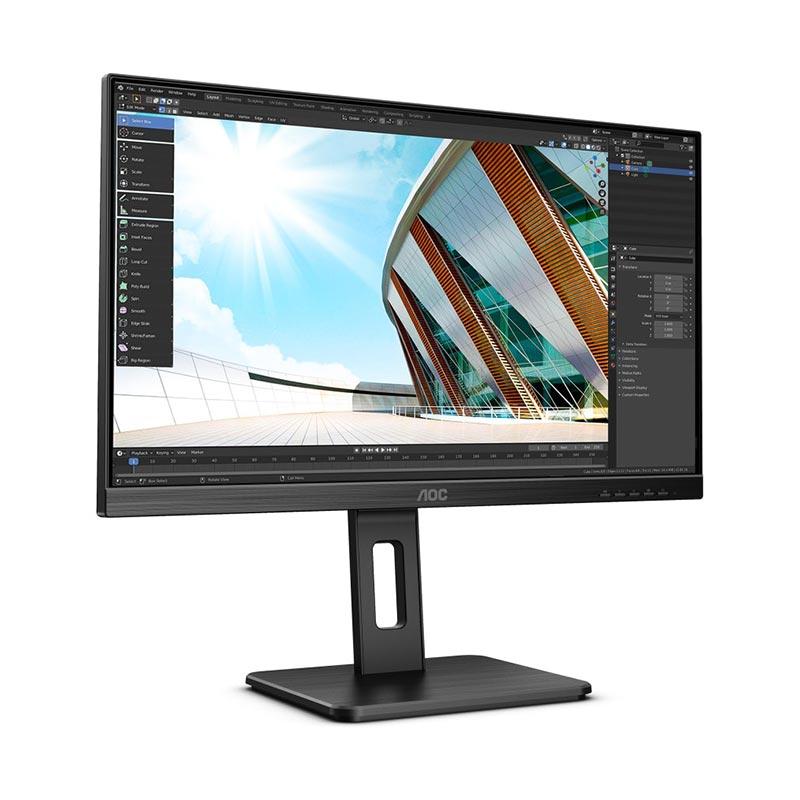 AOC Q24P2C Monitor 24-Inch QHD IPS HDMI 