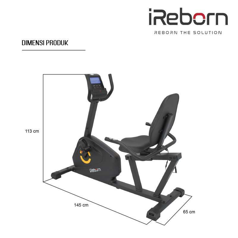 Promo Alat Fitness Sepeda Statis Elektrik Ireborn Potenza