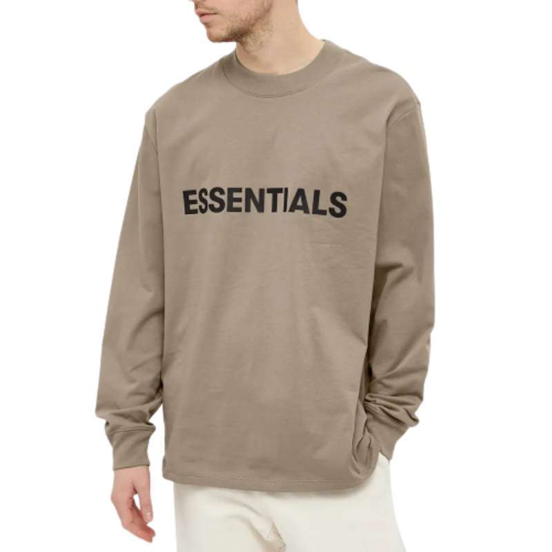 essentials brown long sleeve