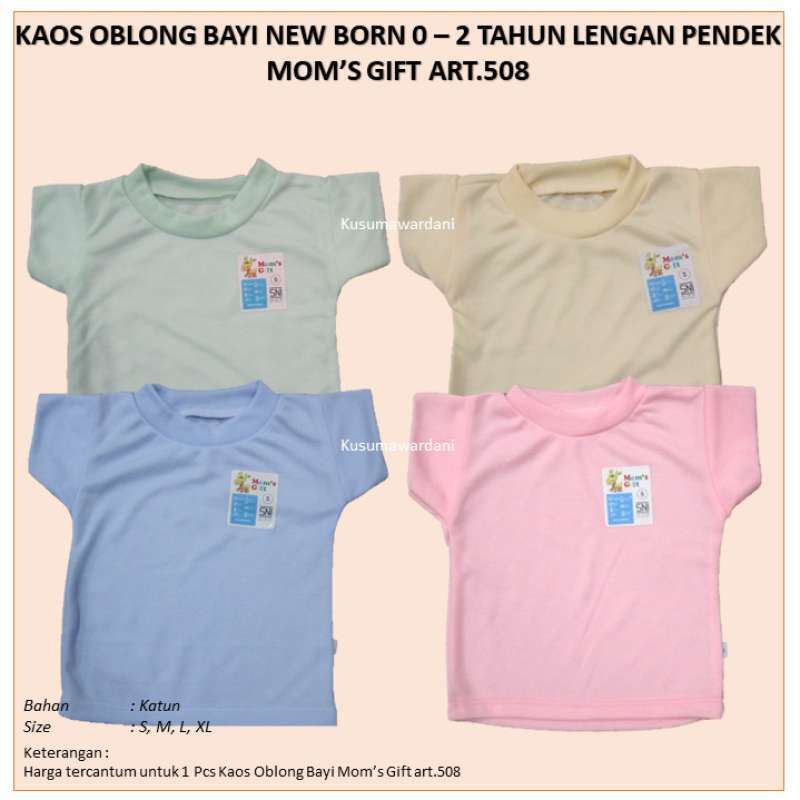 Promo Mom's Gift art.508 Kaos Oblong Bayi / Baju Bayi Lengan ...