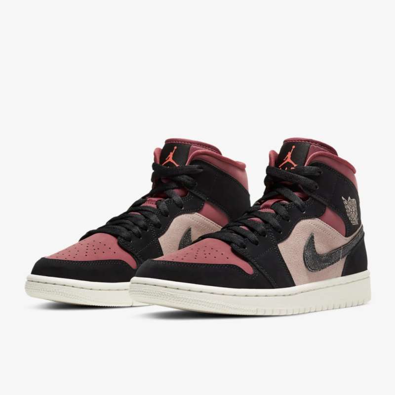 Promo NIKE Air Jordan 1 Mid Dusty Pink 