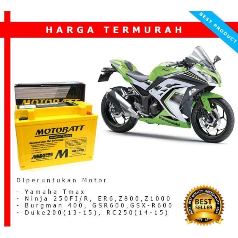 Motobatt ninja 250 fi hot sale