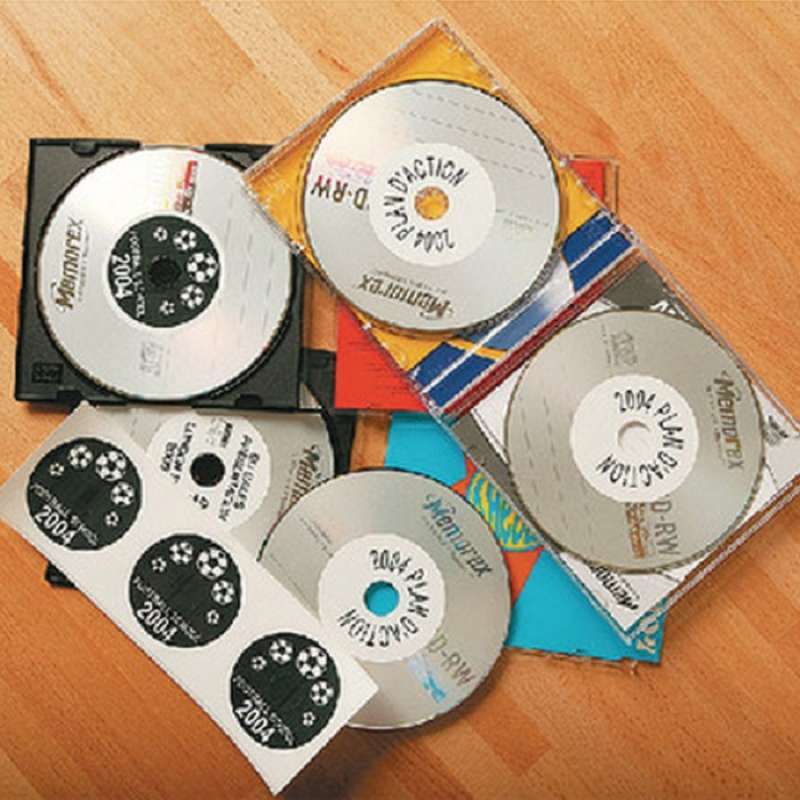 Jual BROTHER DK-11207 Die Cut 58mm x 58mm CD/DVD Film Label ...
