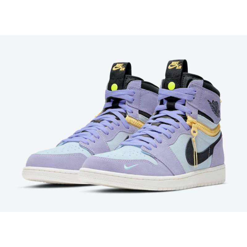 light purple nike high tops
