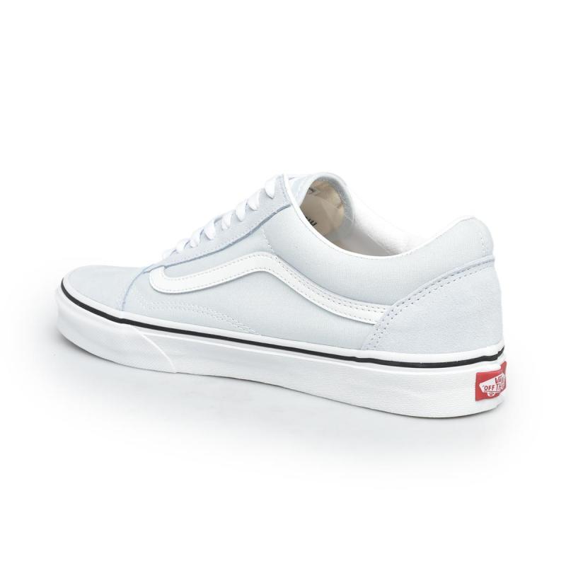 vans white blue