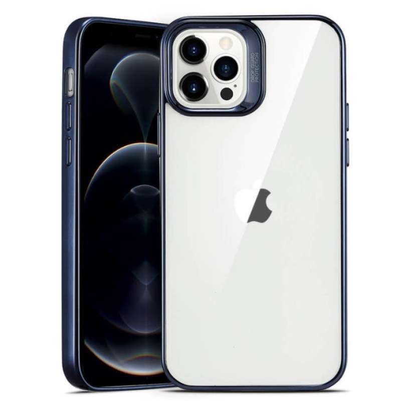Jual Esr Iphone 12 Pro Max Halo Clear Case Biru Murah Mei 2021 Blibli