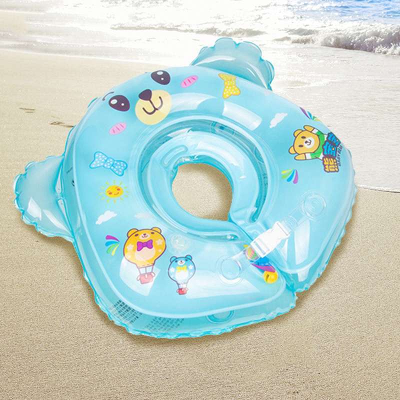 Jual Inflatable Baby Swim Float Children Neck Ring Trainer Bathtub Pool Toy Blue Online April 2021 Blibli