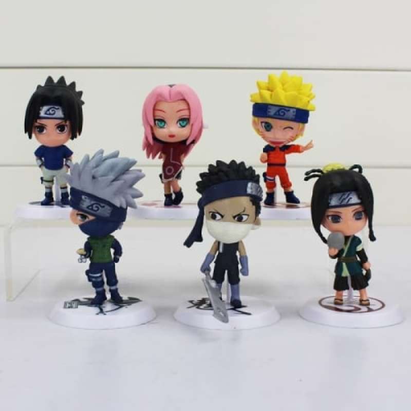 Elegan Action Figure Naruto 6 PCS Model 18 Murah