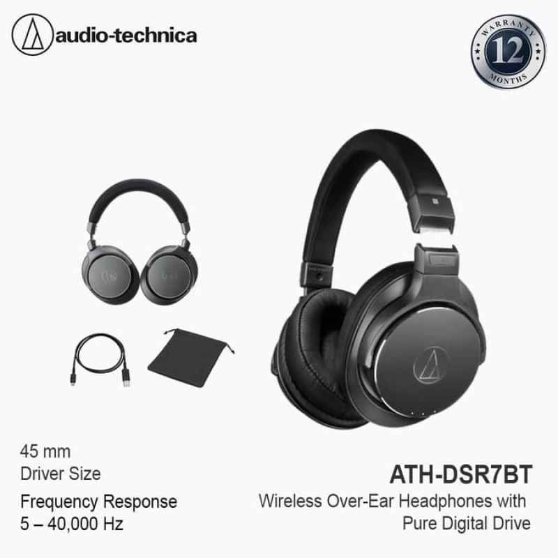 Jual Audio-Technica Ath-Dsr7Bt Wireless Over-Ear Headphones Ready Stok di  Seller Taiger - Indonesia | Blibli