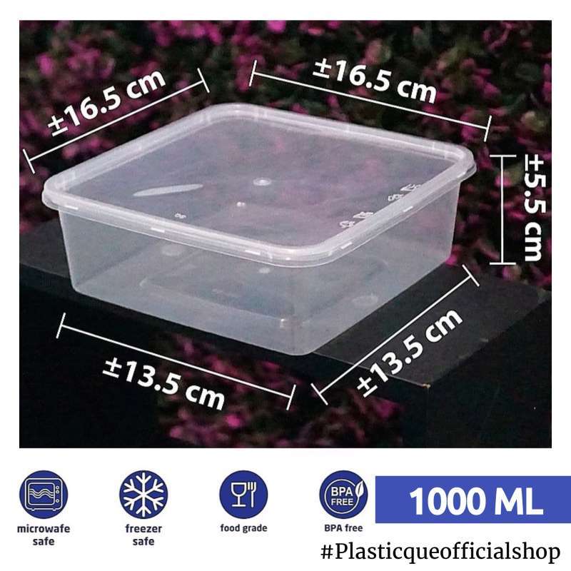 THINWALL 1000ML PERSEGI