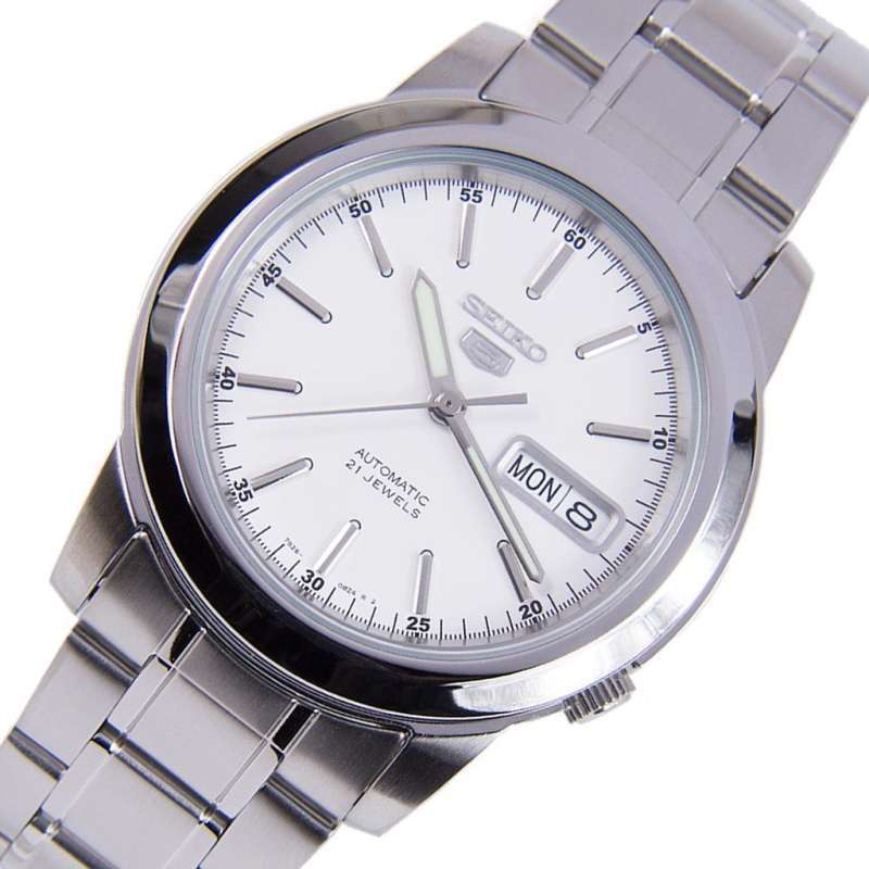 Promo Jam Tangan Pria Seiko 5 SNKE49K1 Automatic White Dial Stainless Steel  SNKE49 Original di Seller Seiko Official Store - Kota Jakarta Pusat, DKI  Jakarta | Blibli