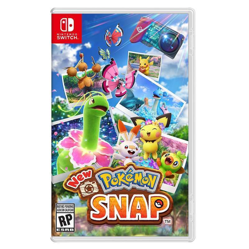 Promo New Pokemon Snap Switch Nintendo Game Gaming Games Gamez Cd