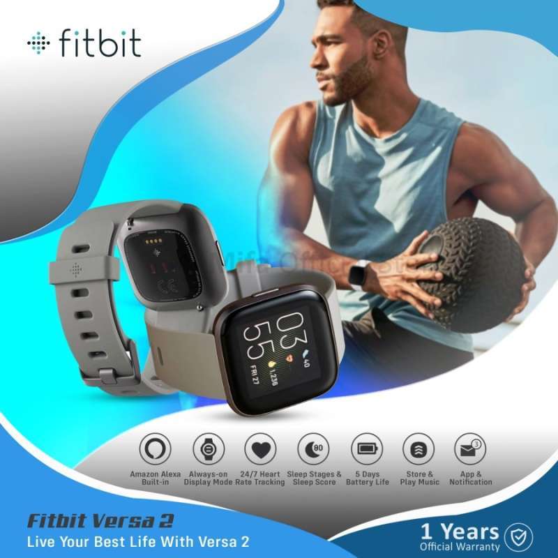 Fitbit versa 2 smartwatch waterproof clearance
