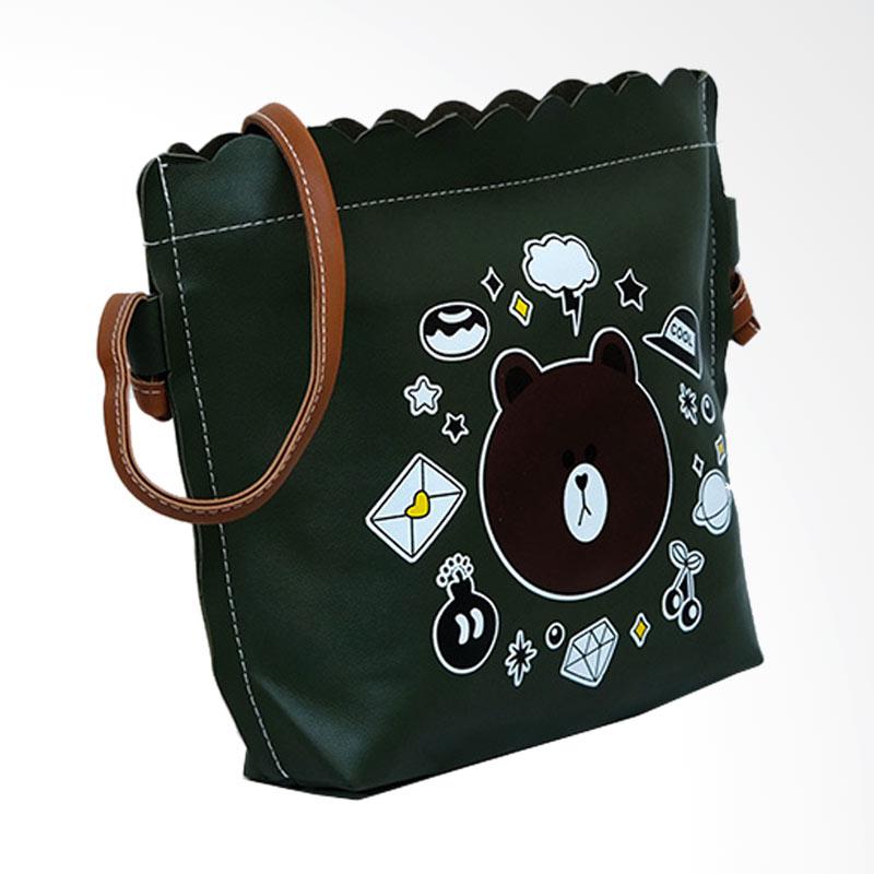 Jual Fancy B 734 Teddy Bear Tas Selempang Wanita - Olive Online - Harga & Kualitas
