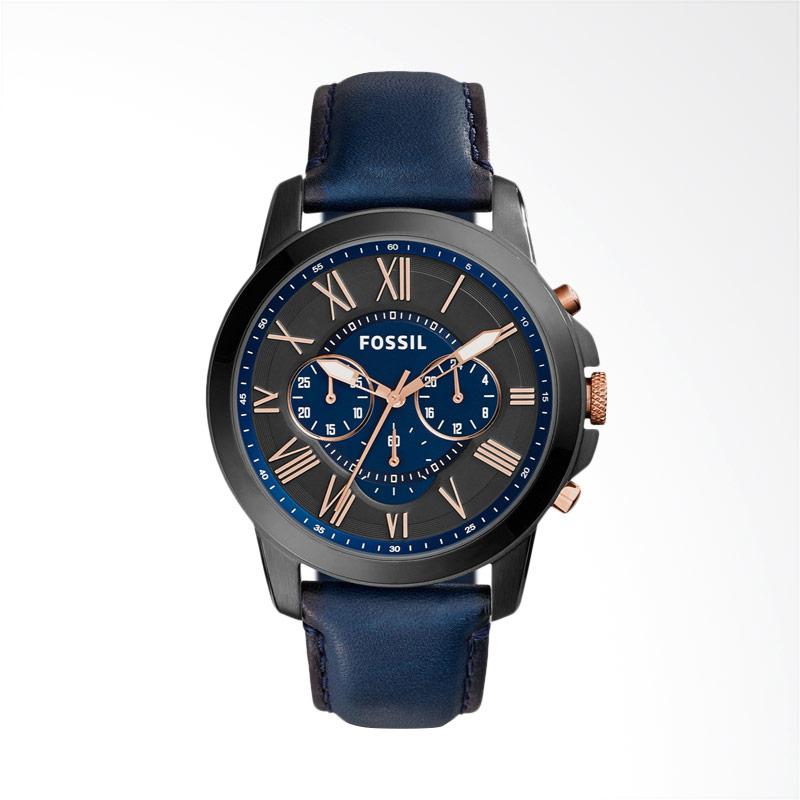 Promo Fossil Grant Chronograph Navy 
