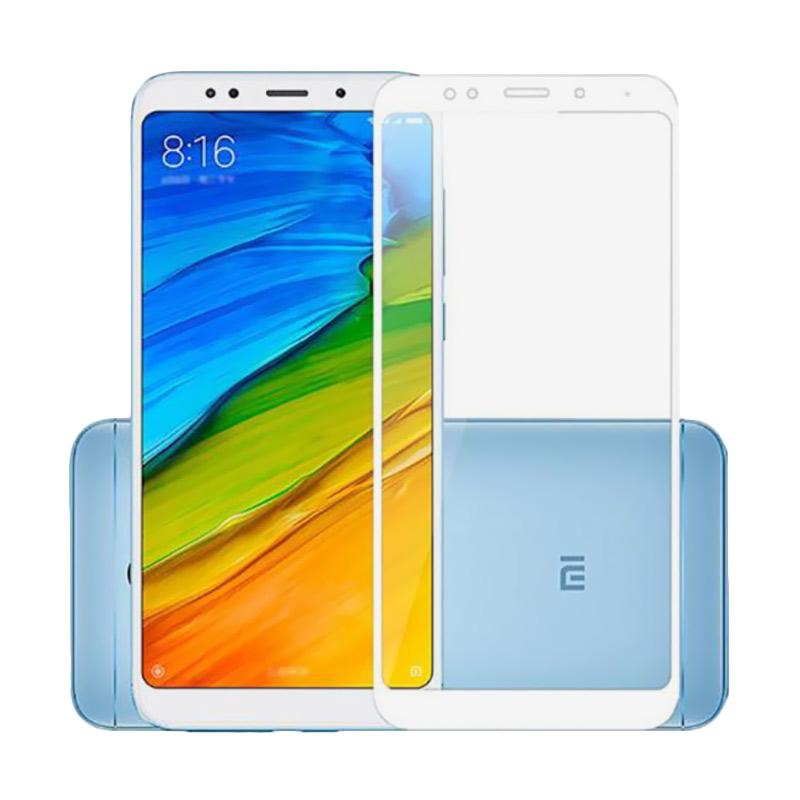 Jual Hmc Tempered Glass Screen Protector For Xiaomi Redmi 5 Plus 2018 5 99 Inch 2 5d Full Screen Lis Putih Online Oktober 2020 Blibli Com