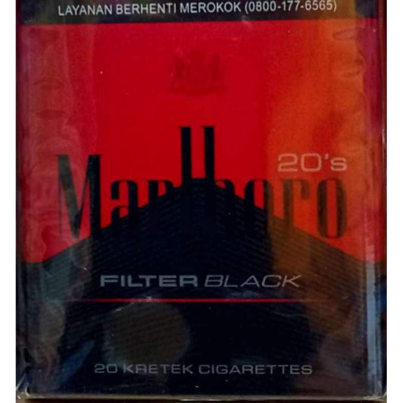 Jual Marlboro Filter Black Rokok [20 Batang/ Isi : 10 Bungkus] Di