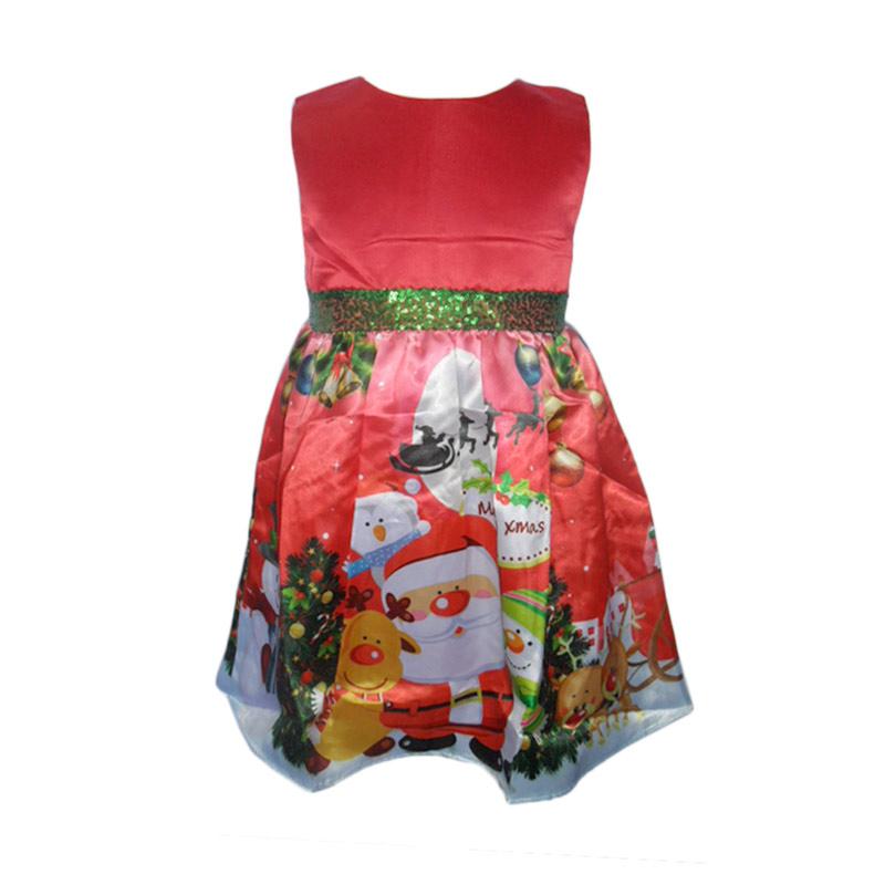 santa babydoll dress