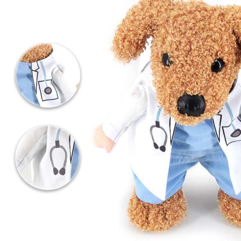Jual Lans Pet Halloween Doctor Costume Dog Jeans Clothes, Cat 