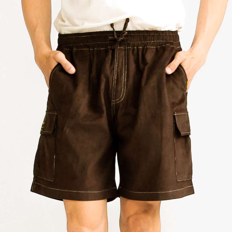 Jual Jake Dark Brown Cargo Shortpants 
