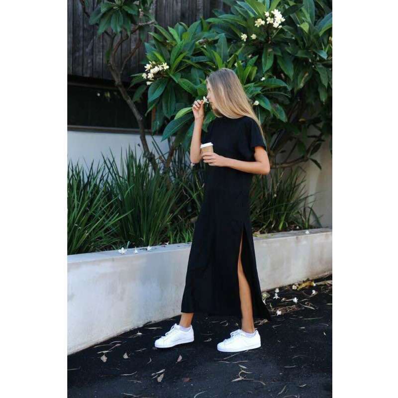 Promo Maxi T Shirt Dress Women Summer 